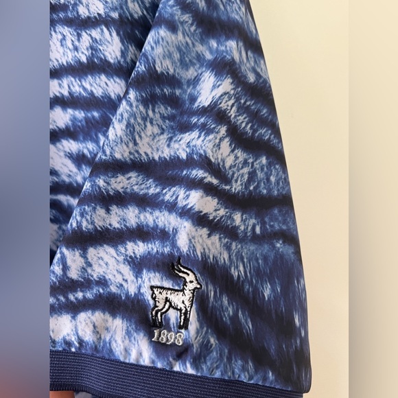 Greyson Blue Tiger Fur XL Polo - Picture 3 of 4